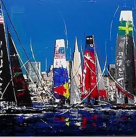 Thomas Easley creates unique pieces for Hanson Gallery Fine Art in celebration of the America's Cup