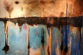 Newest Abstract Landscape by Frank Davi